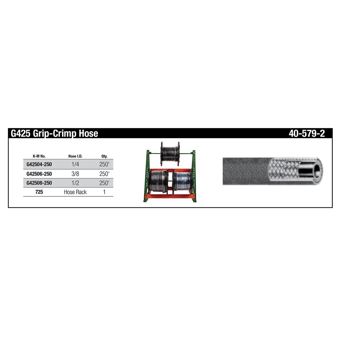 G425 Grip-Crimp Hose and Hose Rack Assortments