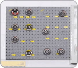 Abrasive Pegboard Bolt-On Shop Setup