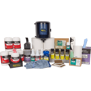 Large Facility Cleaning Shop Setup
