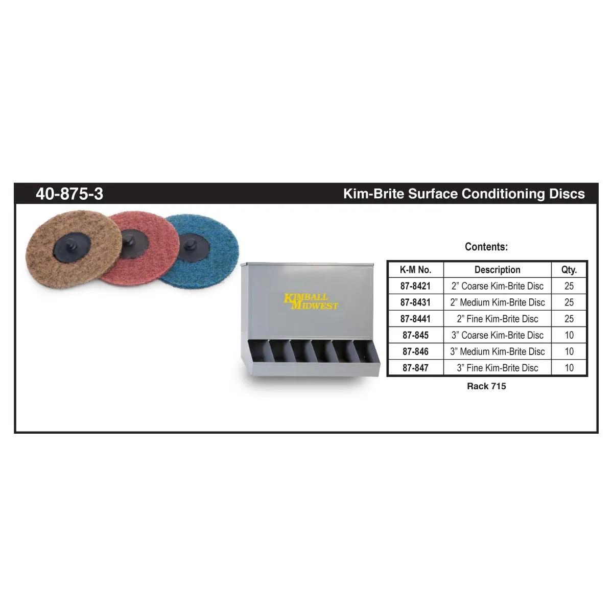 Kim-Brite™ Surface Conditioning Disc Assortments