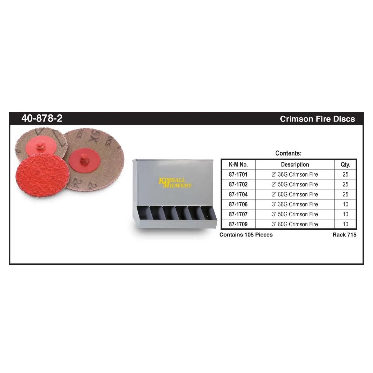 Crimson-Fire™ Abrasive Disc Assortments