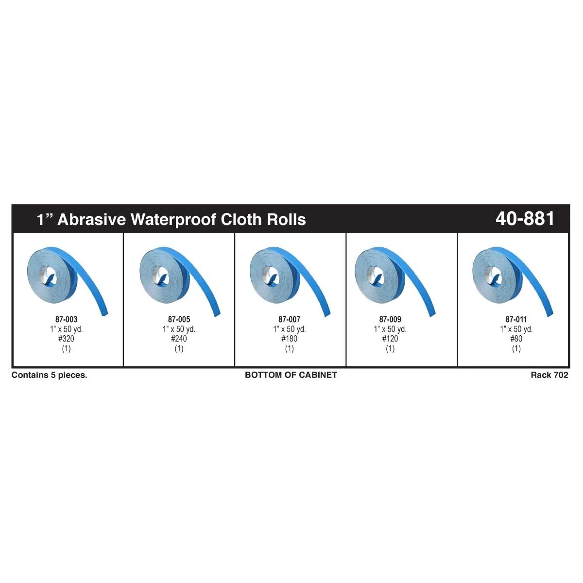 Waterproof Grain Abrasive Roll Assortments