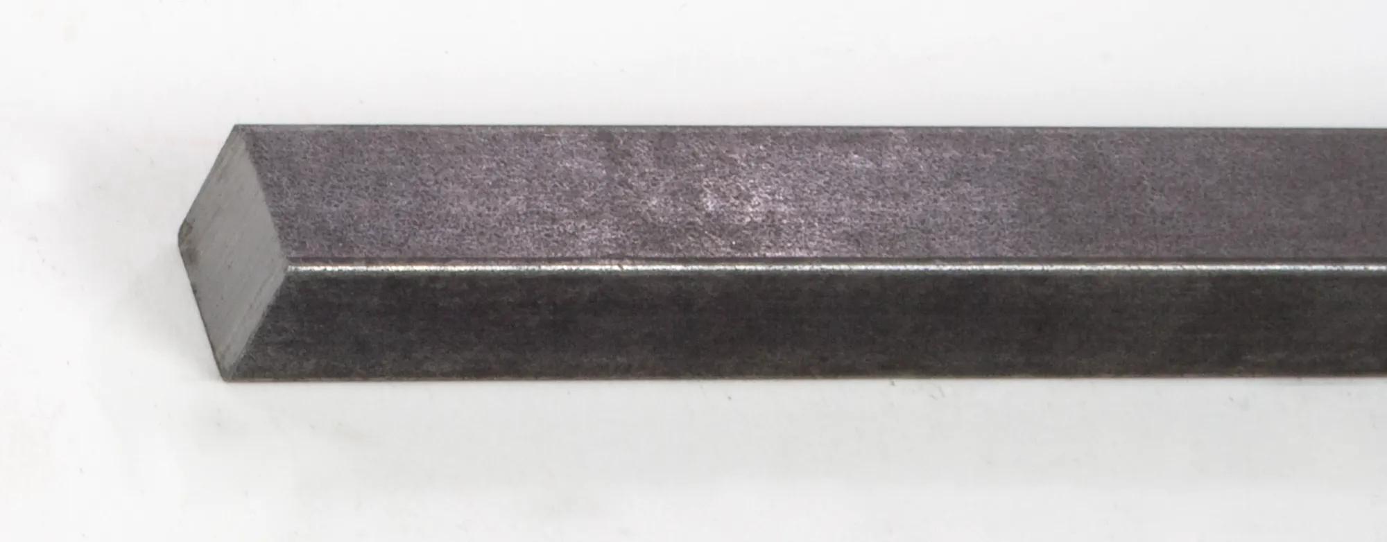 3/16" x 12" Unplated Square Undersized Keystock - 5 Pack
