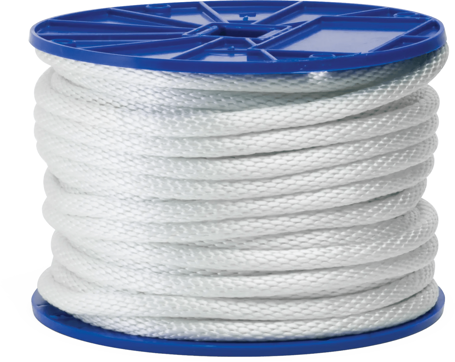 1/2" White Solid Braided Nylon Rope
