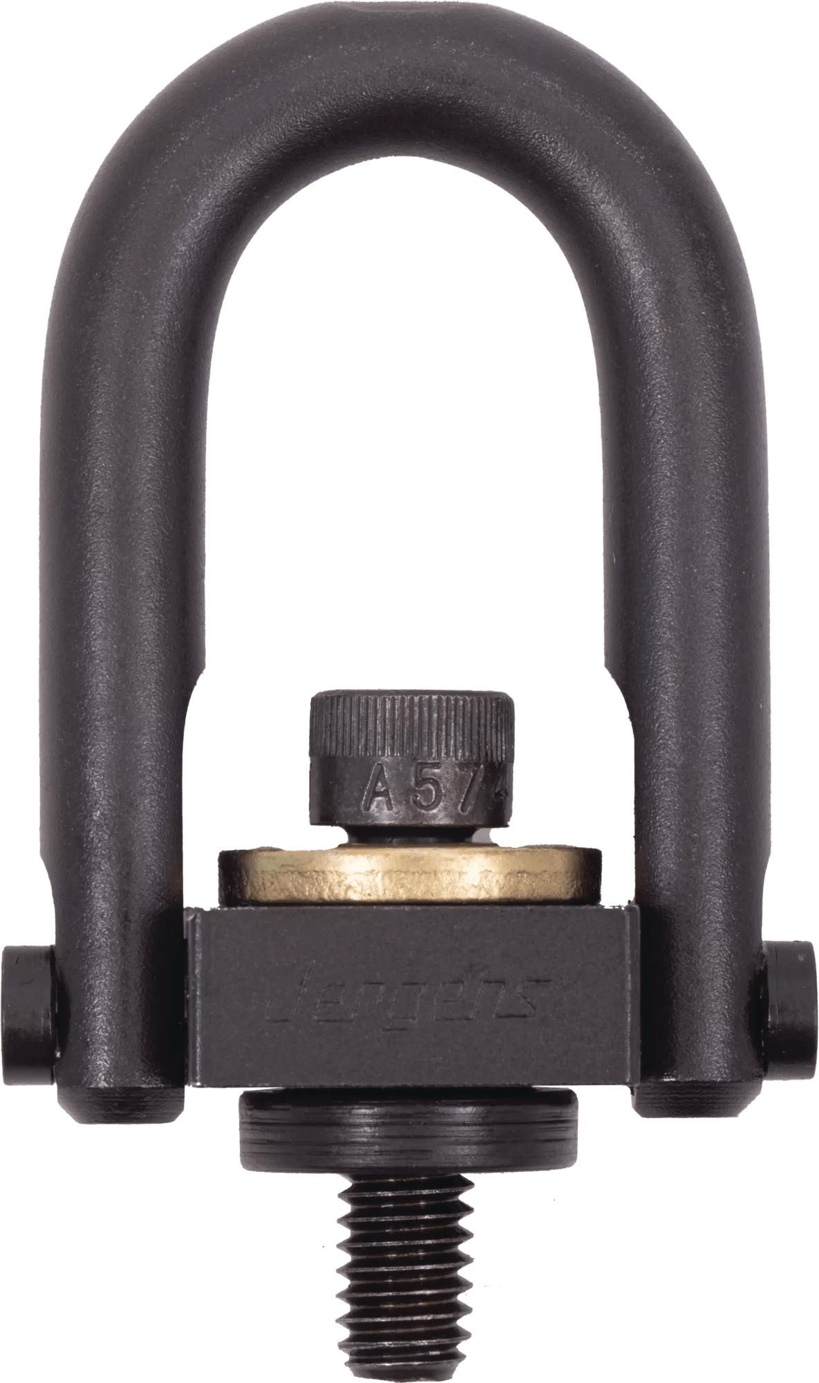 7/8"-9 x 1-1/2" Black Oxide Alloy Steel Swivel Hoist Ring