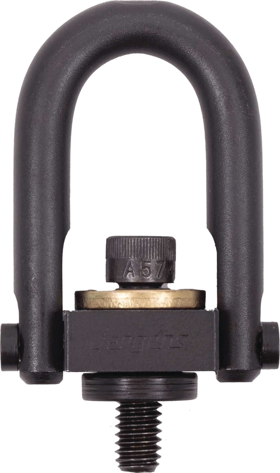 3/4"-10 x 1-1/2" 7,000 lbs Black Oxide Alloy Steel Swivel Hoist Ring
