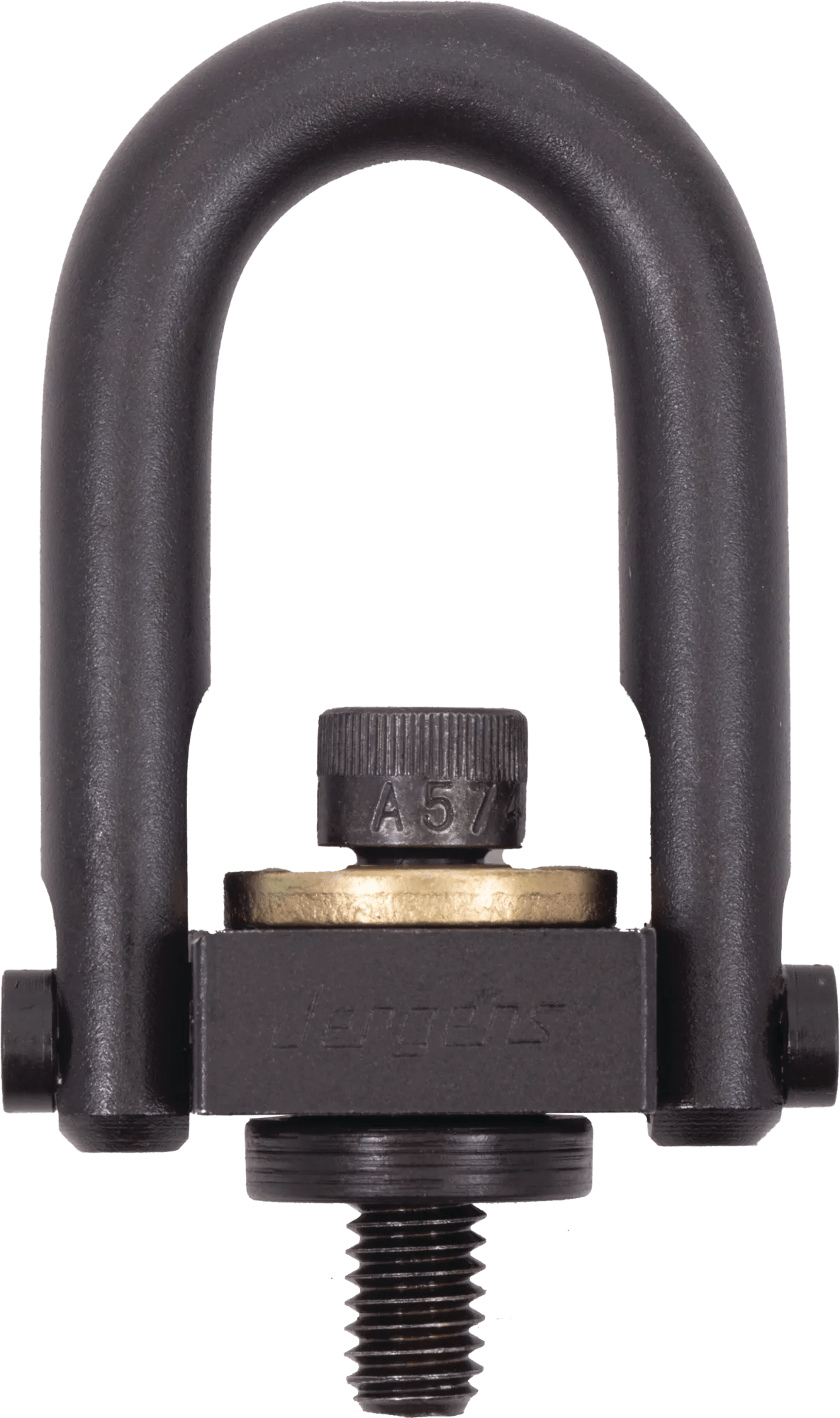 7/8"-9 x 1-1/2" Black Oxide Alloy Steel Swivel Hoist Ring