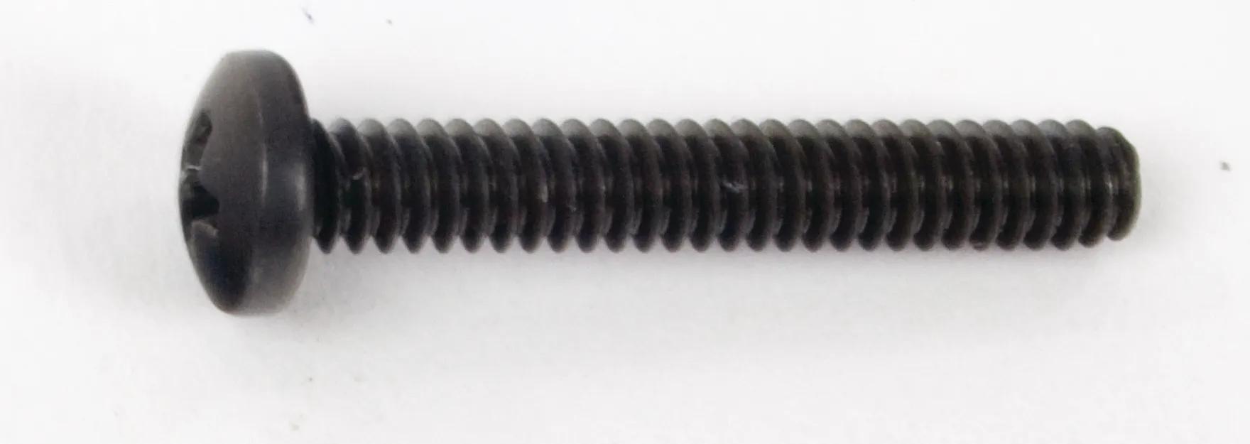 #10-24 x 1-1/2" Black Oxide Phillips Pan Head Machine Screw - 50 Pack