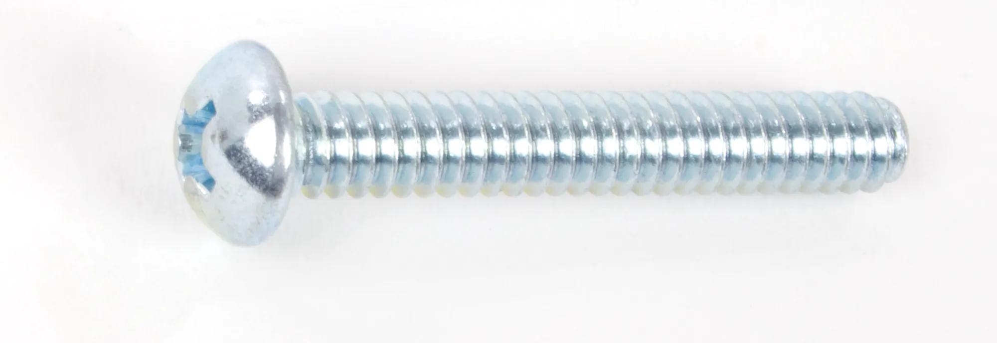 #6-32 x 1" Phillips Round Head Machine Screw - 100 Pack