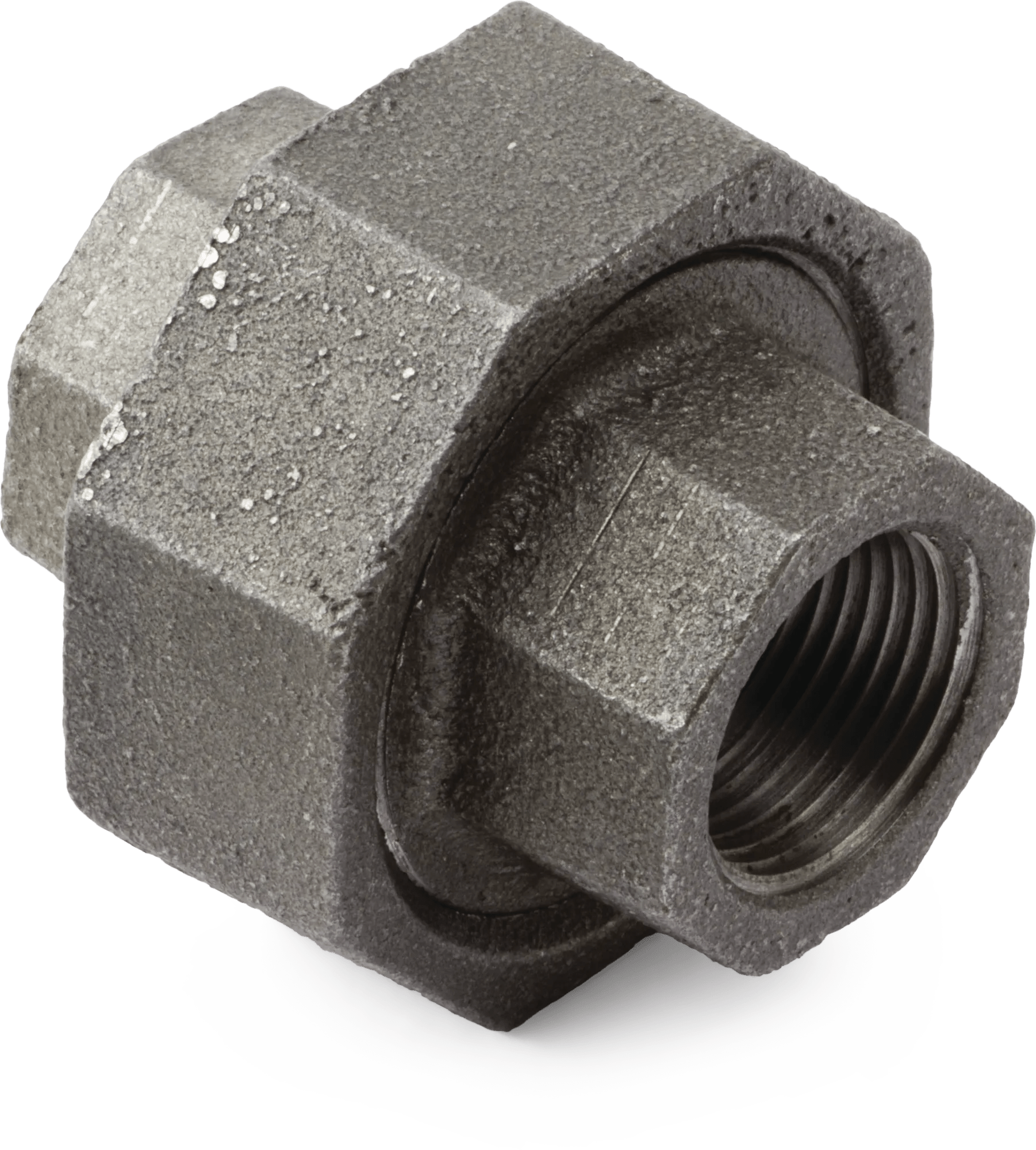 3/4" Class 300 Black Pipe Ground Joint Union
