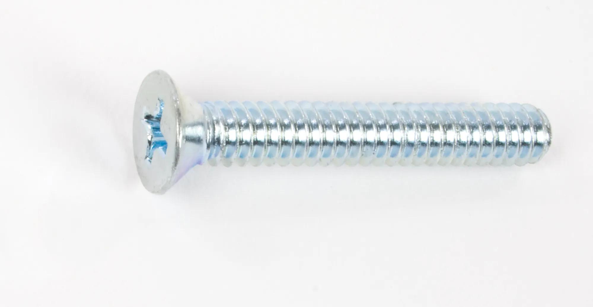#8-32 x 1/4" Phillips Flat Head Machine Screw - 100 Pack
