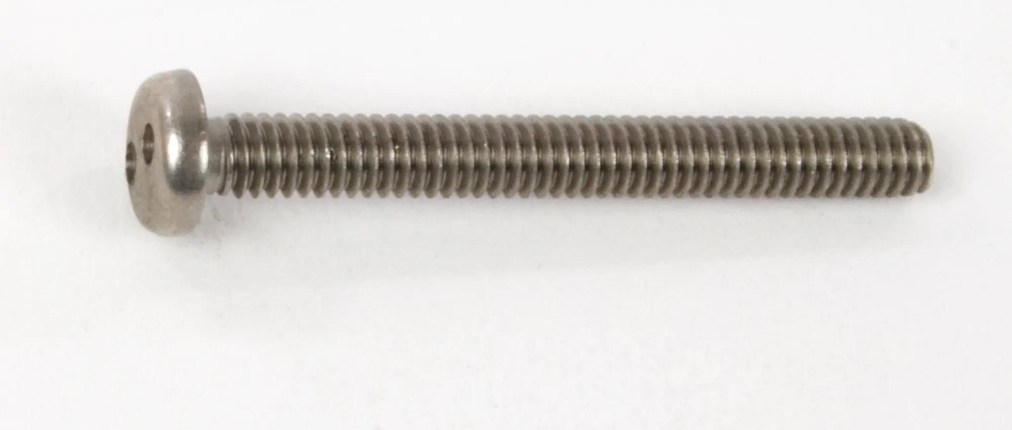 #8-32 x 1" Tamperproof Pan Head Machine Screw - 25 Pack