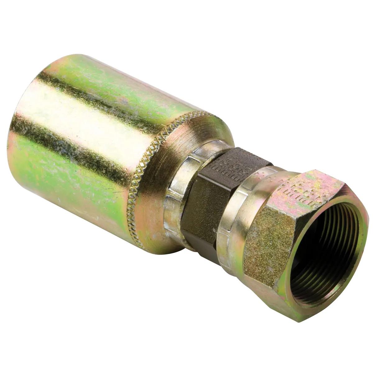 1-1/4" x 1-1/4" Komatsu 30° Flare Female Swivel Hose End - 430 U Series
