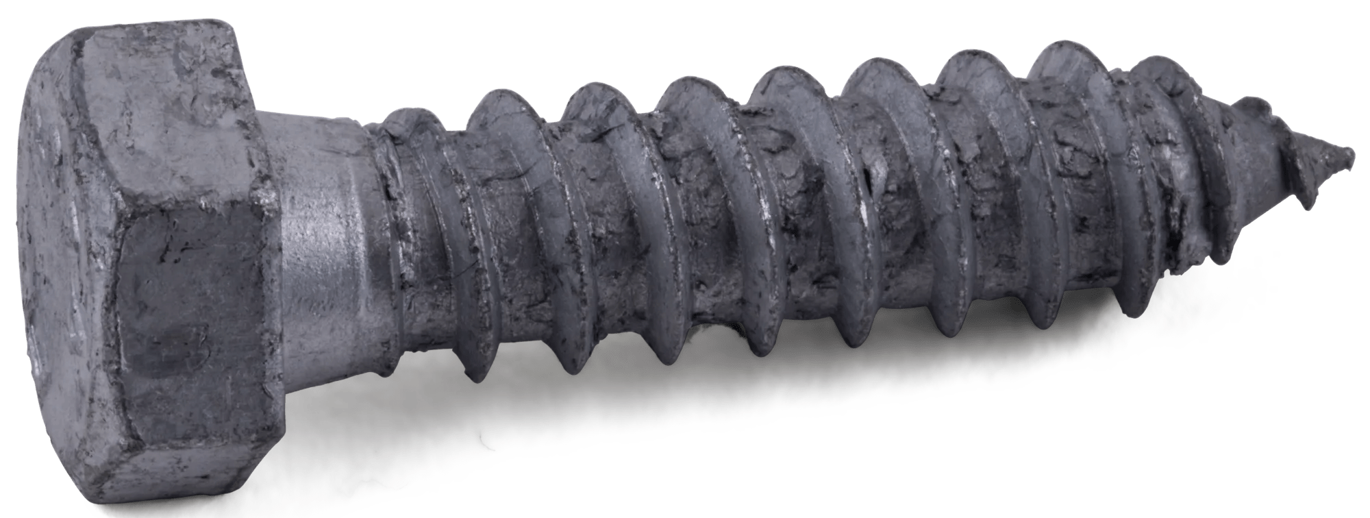 1/4" x 2-1/2" Galvanized Hex Head Lag Screw - 50 Pack