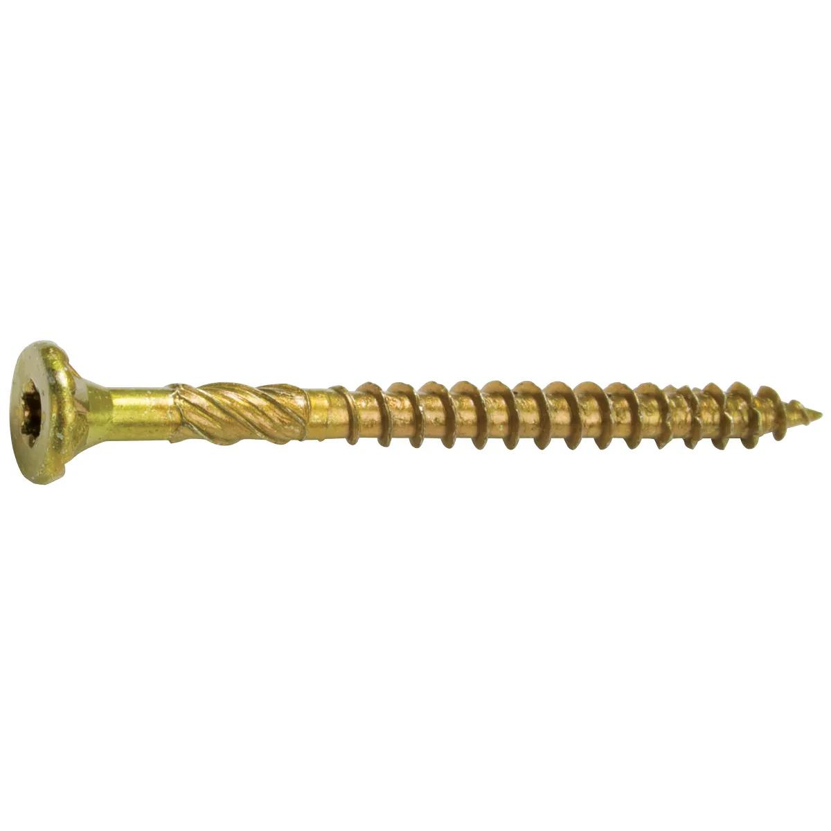#6 x 1-1/4" Torx Drive Flat Head Power-Thread II Screw - 100 Pack