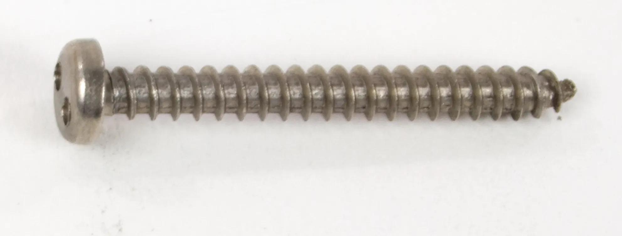 #8 x 1" 18-8 Stainless Steel Tamperproof Pan Head Sheet Metal Screw