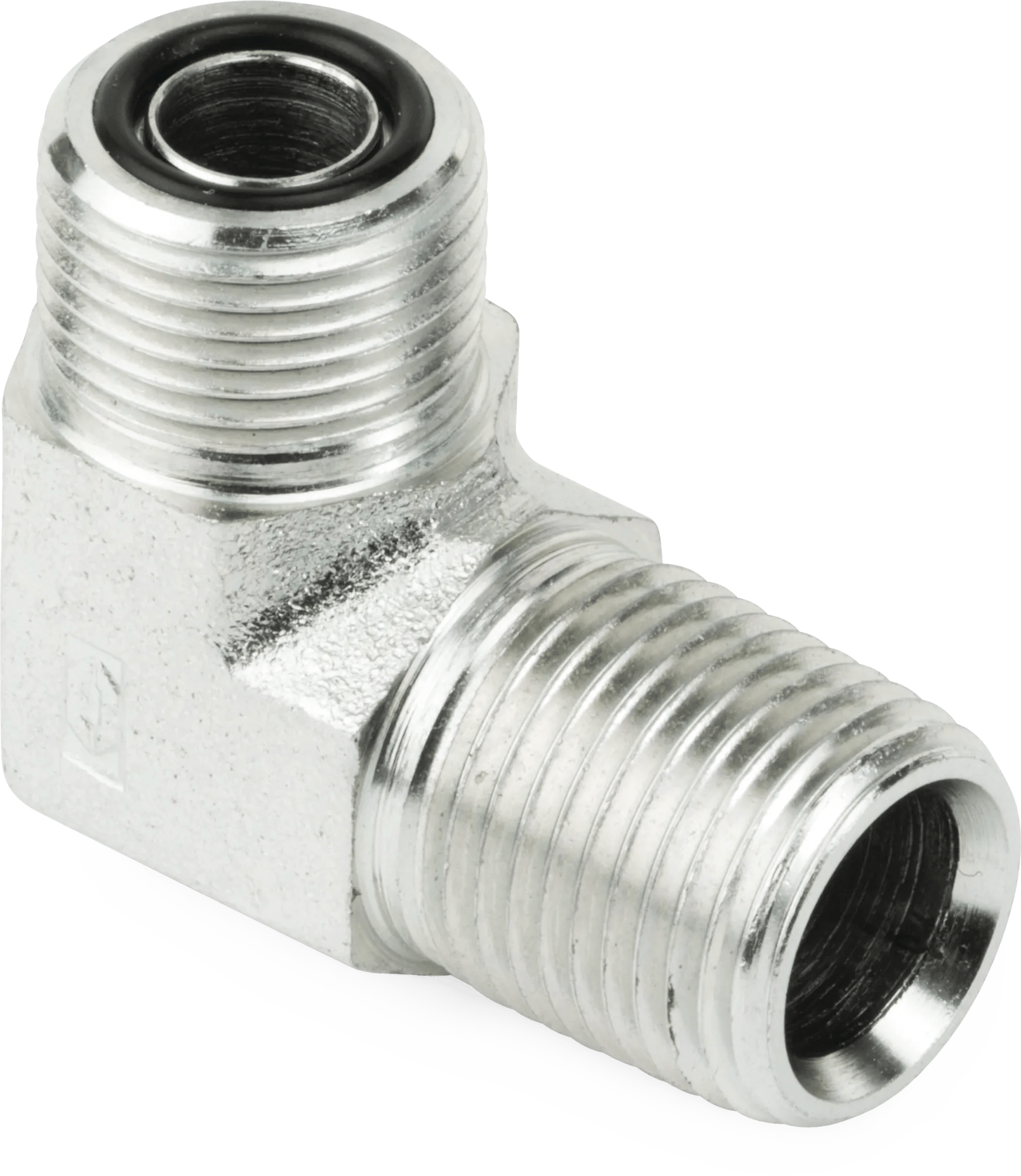1/2" x 1/2" O-Ring Face-Seal 90° Male Elbow
