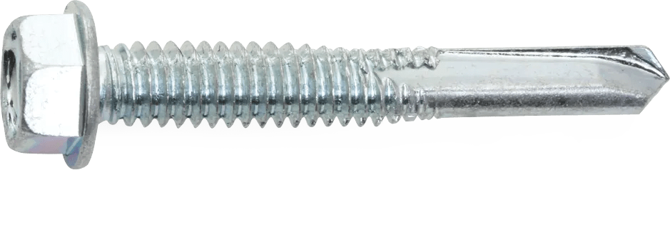 #12 x 1-1/2" Hex Washer Head Self-Drilling Screw - 25 Pack
