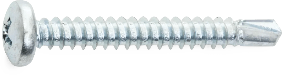 #8 x 3/4" Phillips Pan Head Self-Drilling Screw - 100 Pack