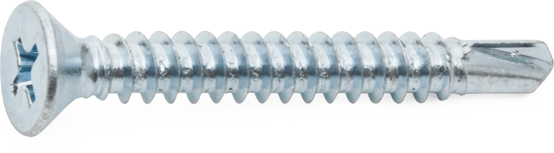 Phillips Zinc Plated Pan Head Self-Drilling Screws