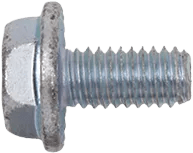 M6 x 1.0 x 12 Metric Class 100 (Coarse Thread) Serrated Flange Bolt - 25 Pack