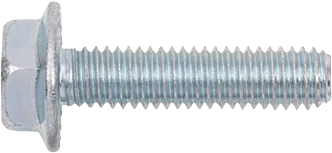 M6 x 1.0 x 30 Metric Class 100 (Coarse Thread) Serrated Flange Bolt - 25 Pack