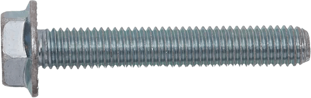 M8 x 1.25 x 50 Metric Class 100 (Coarse Thread) Serrated Flange Bolt - 10 Pack