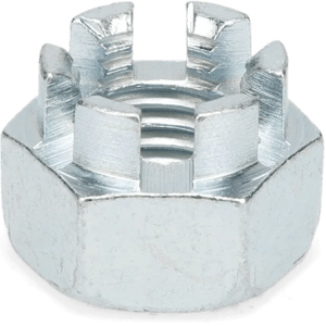 M12 x 1.5 Castle Nut - 10 Pack
