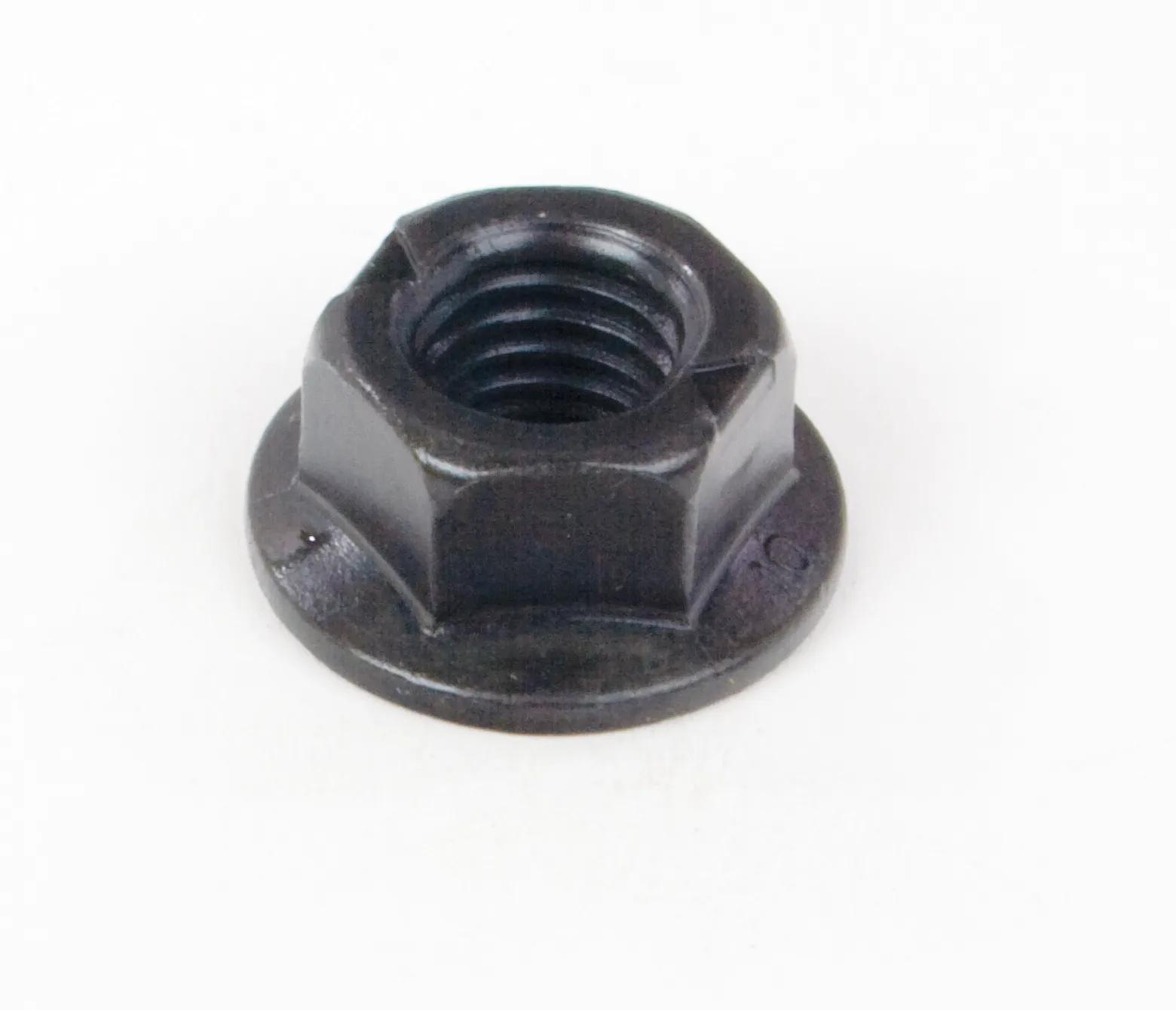 Metric Class 10 (Coarse Thread) Black Oil Dipped Flange Lock Nuts