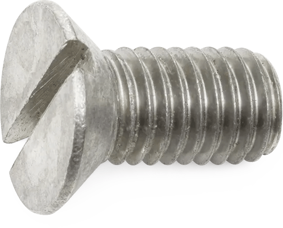 Metric 18-8 Stainless Steel Slotted Flat Head Machine Screws