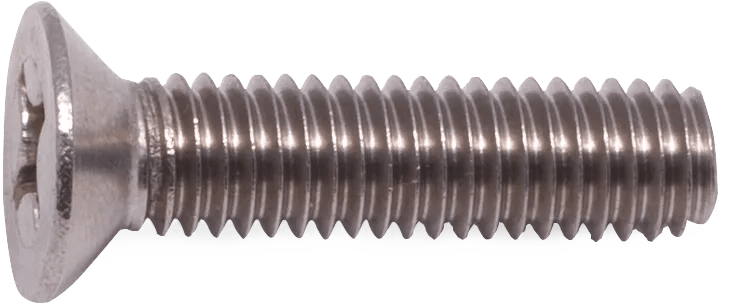 M3 x 0.5 x 10 Stainless Steel Phillips Flat Head Machine Screw - 50 Pack