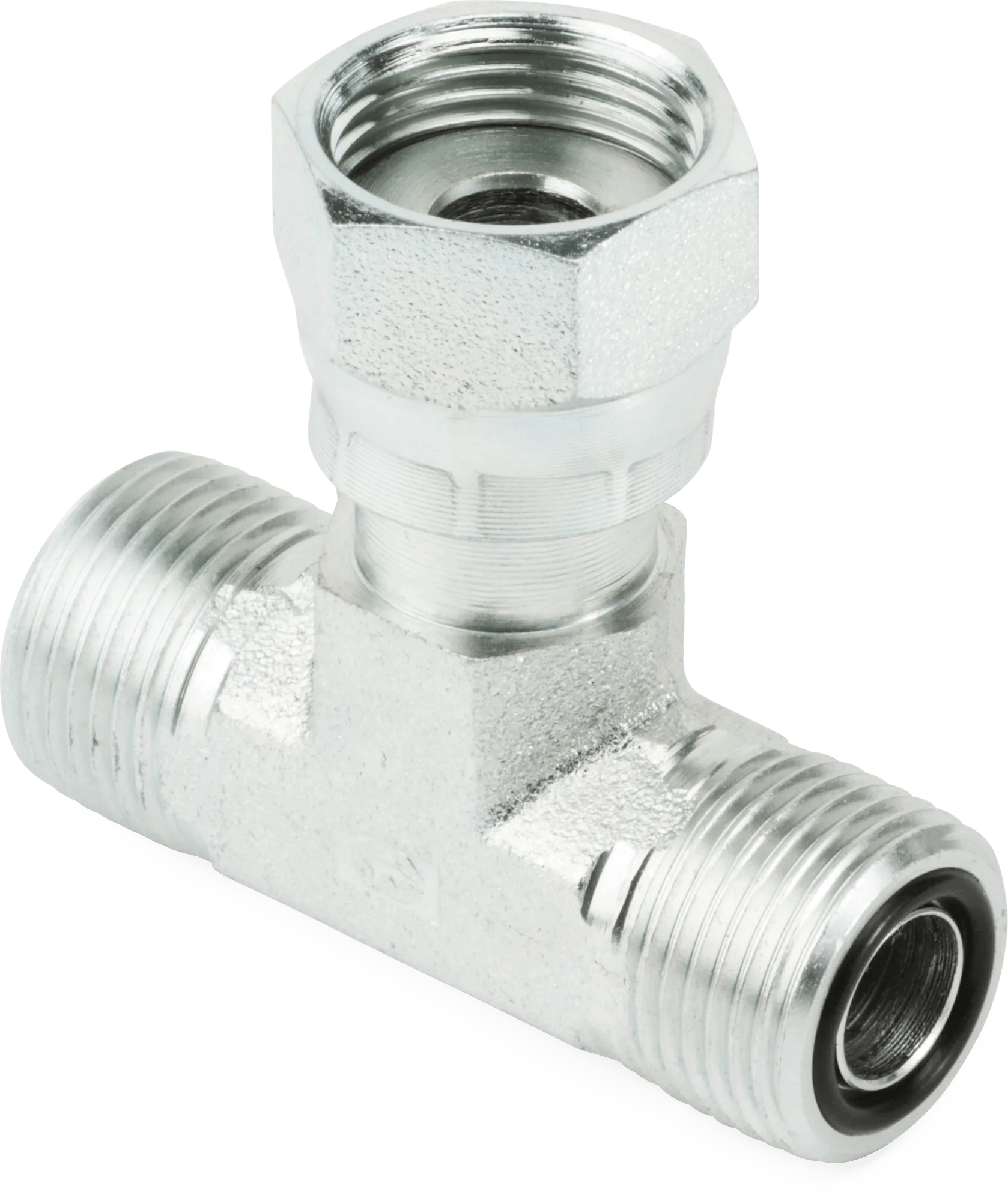 O-Ring Face-Seal Swivel Branch Tees