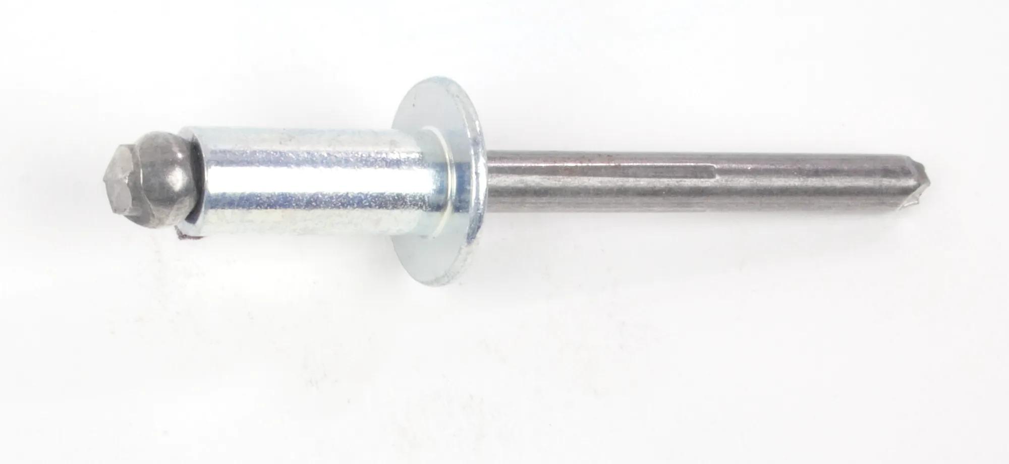 1/8" x 3/8" Steel Countersunk Blind Rivet - 100 Pack