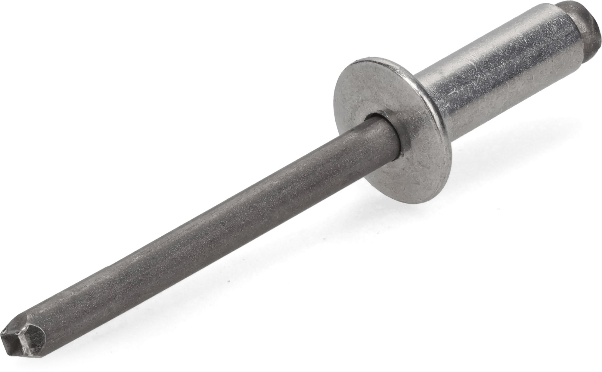 3/16" x 35/64" Aluminum Body/Steel Mandrel Button Head Blind Rivet - 100 Pack