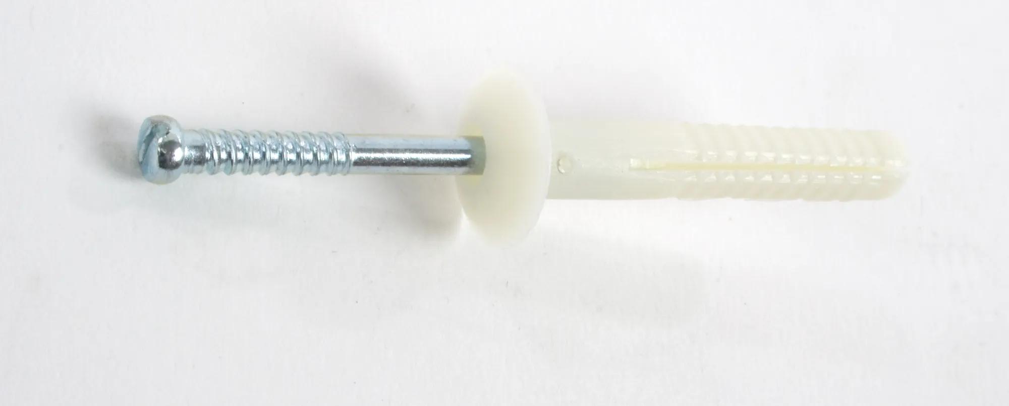 1/4" x 1" Truss Head Hammer Set Nylon Anchor - 100 Pack