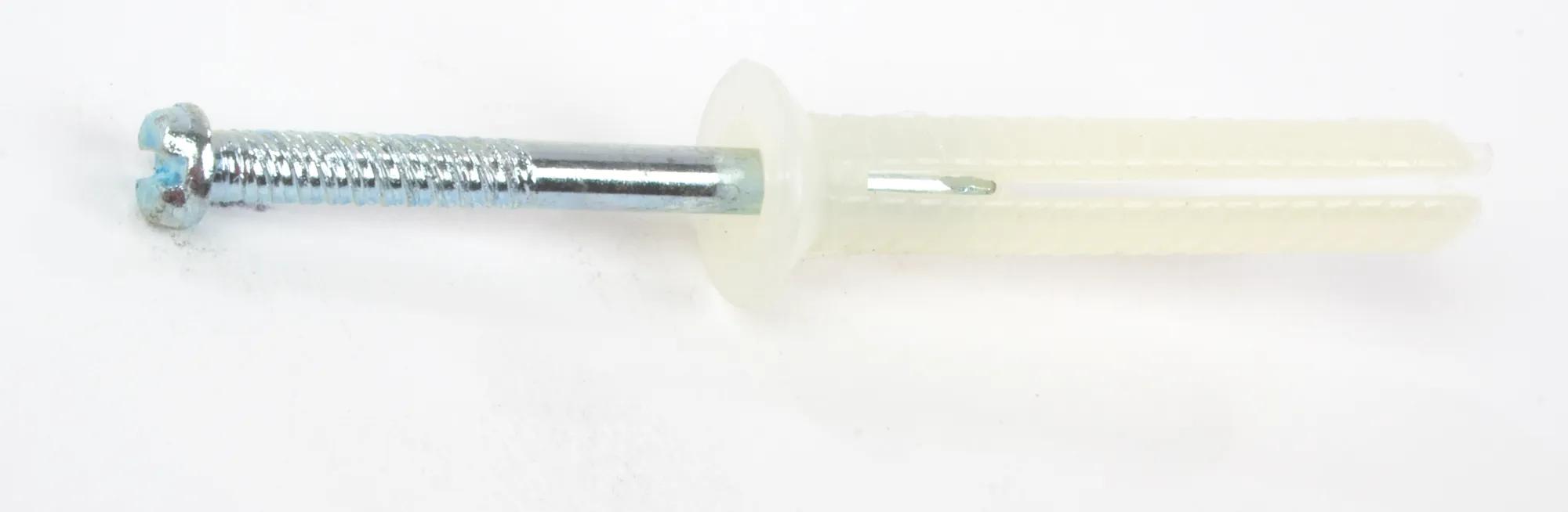 1/4" x 1" Flat Head Hammer Set Nylon Anchor - 100 Pack
