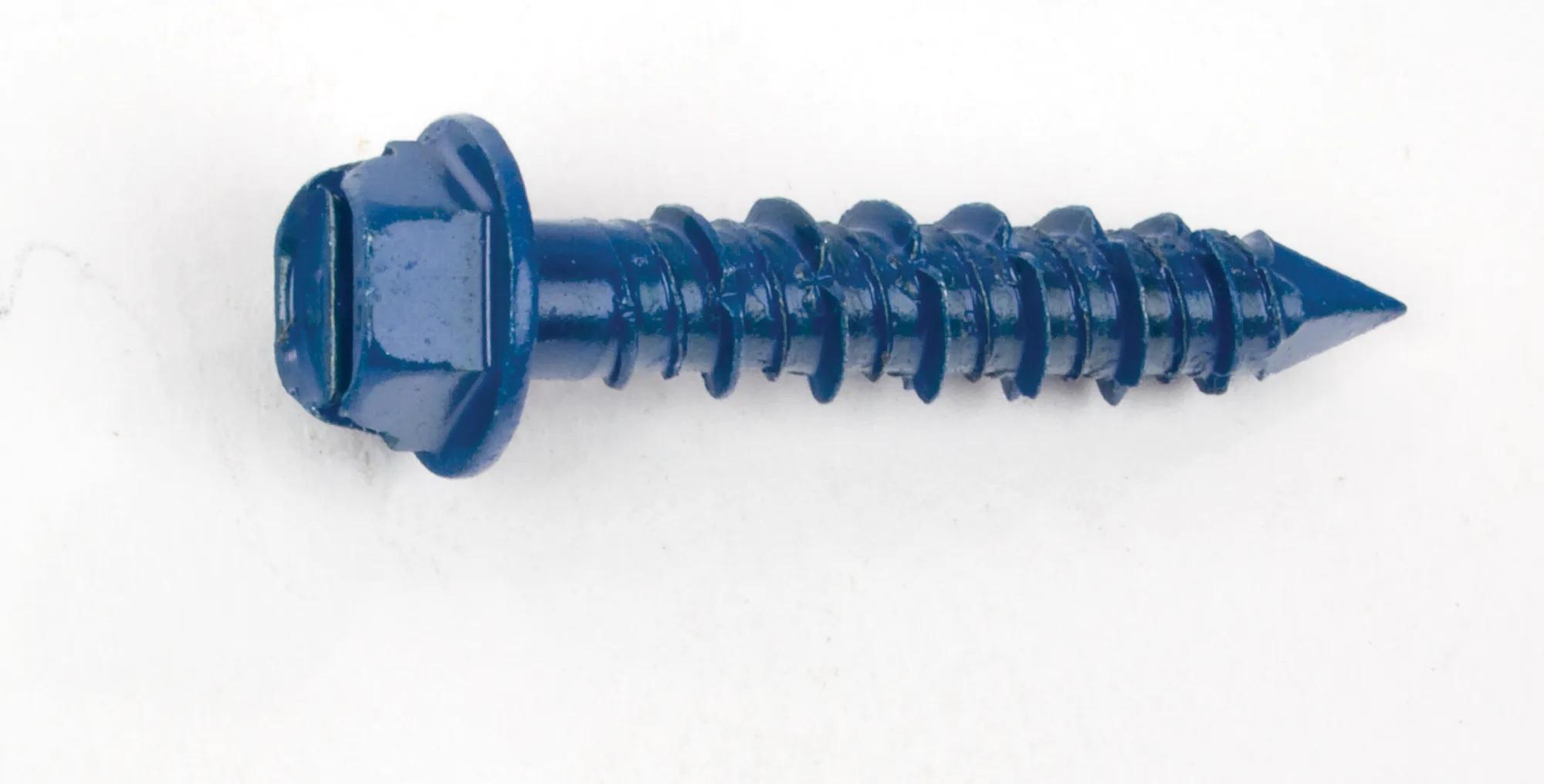 3/16" x 3-1/4" Hex Washer Head Concrete Screw - 25 Pack