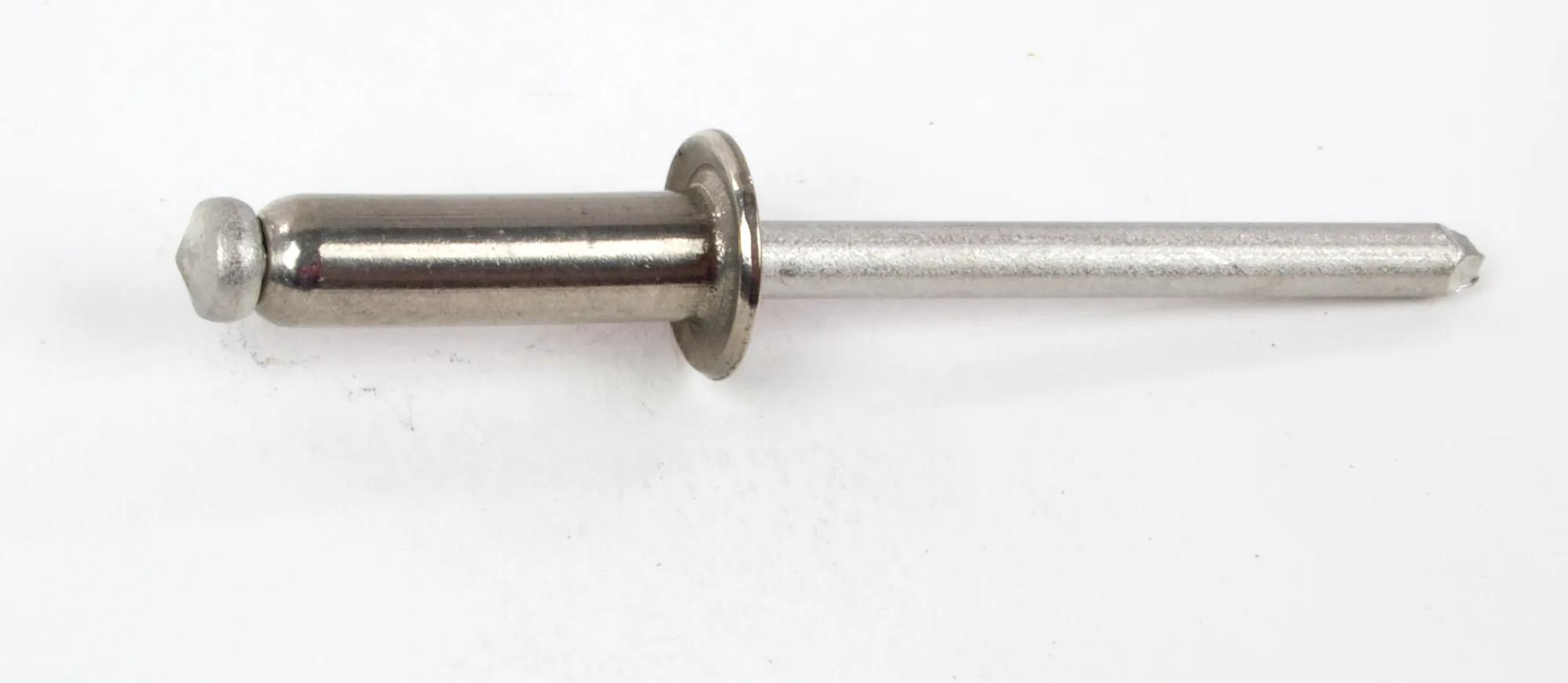 3/16" x 43/64 Stainless Steel Button Head Blind Rivet - 100 Pack