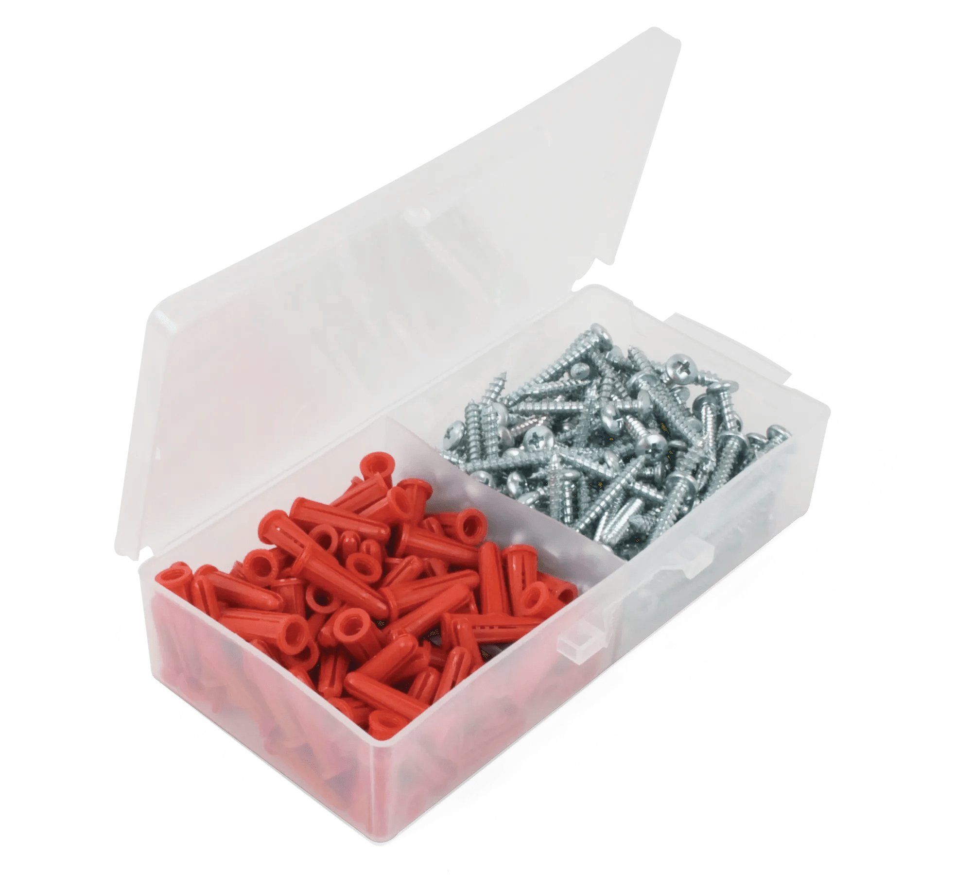 3/16" x 3/4" Plastic Flange Screw Anchor Kit