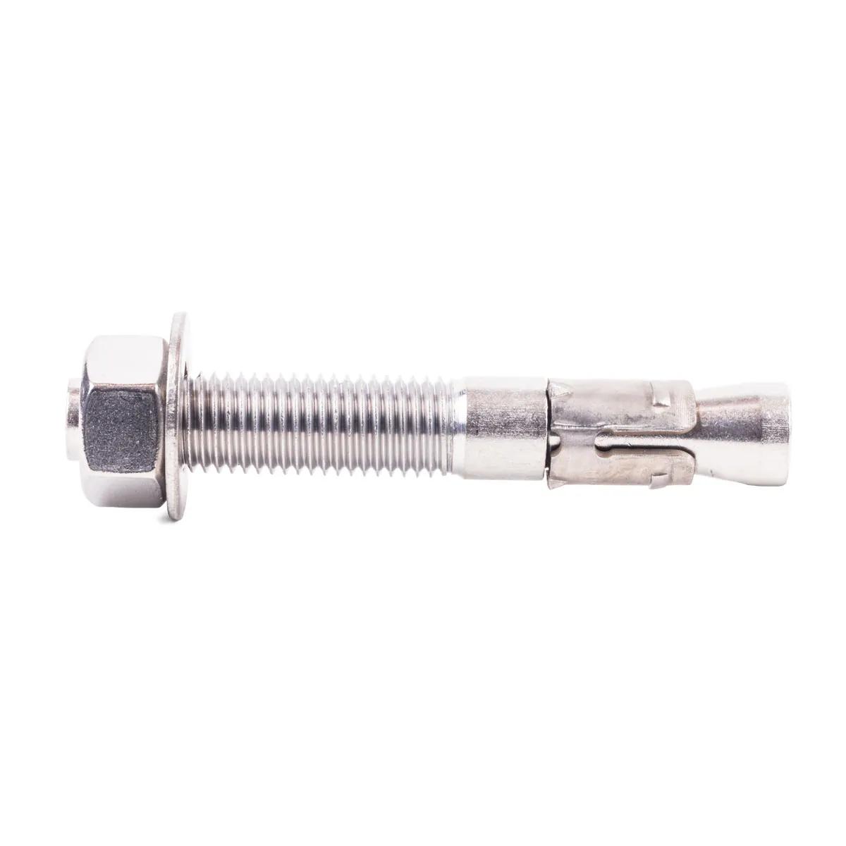 3/8" x 2-3/4" 18-8 Stainless Steel (SAE) Wedge Anchor - 10 Pack