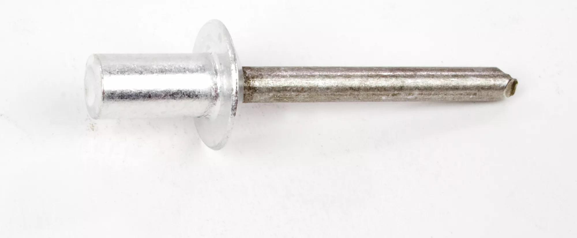 3/16" x 45/64" Aluminum Body/Steel Mandrel Button Head Closed End Blind Rivet