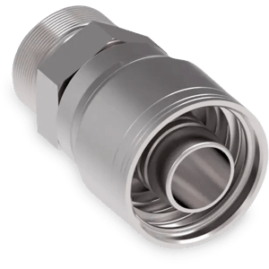1/2" x 12mm Male DIN (Heavy) Rigid Hose End - 4S Series