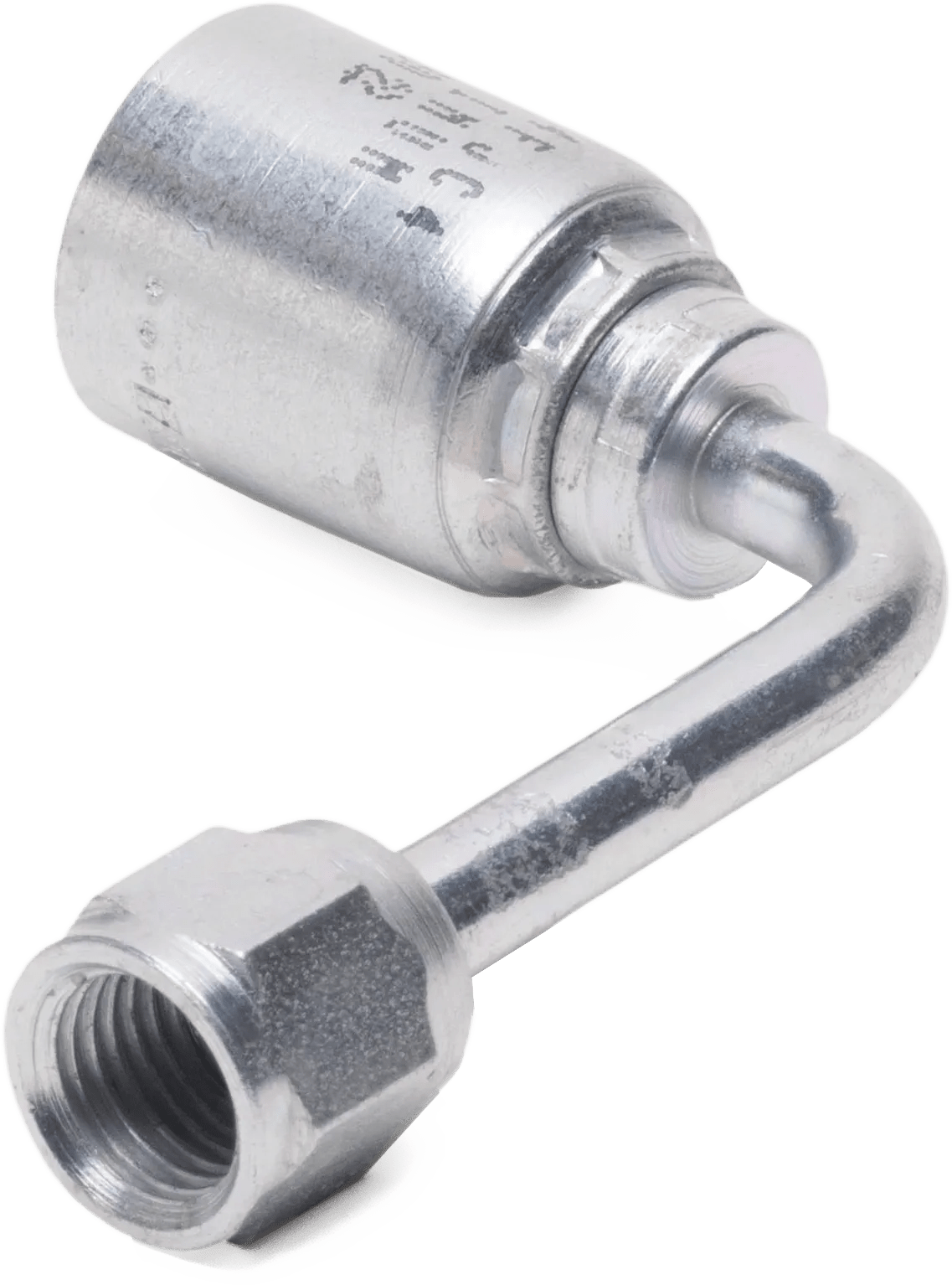 Female SAE JIC 37° Swivel 90° Long Drop Elbows - 4T Series