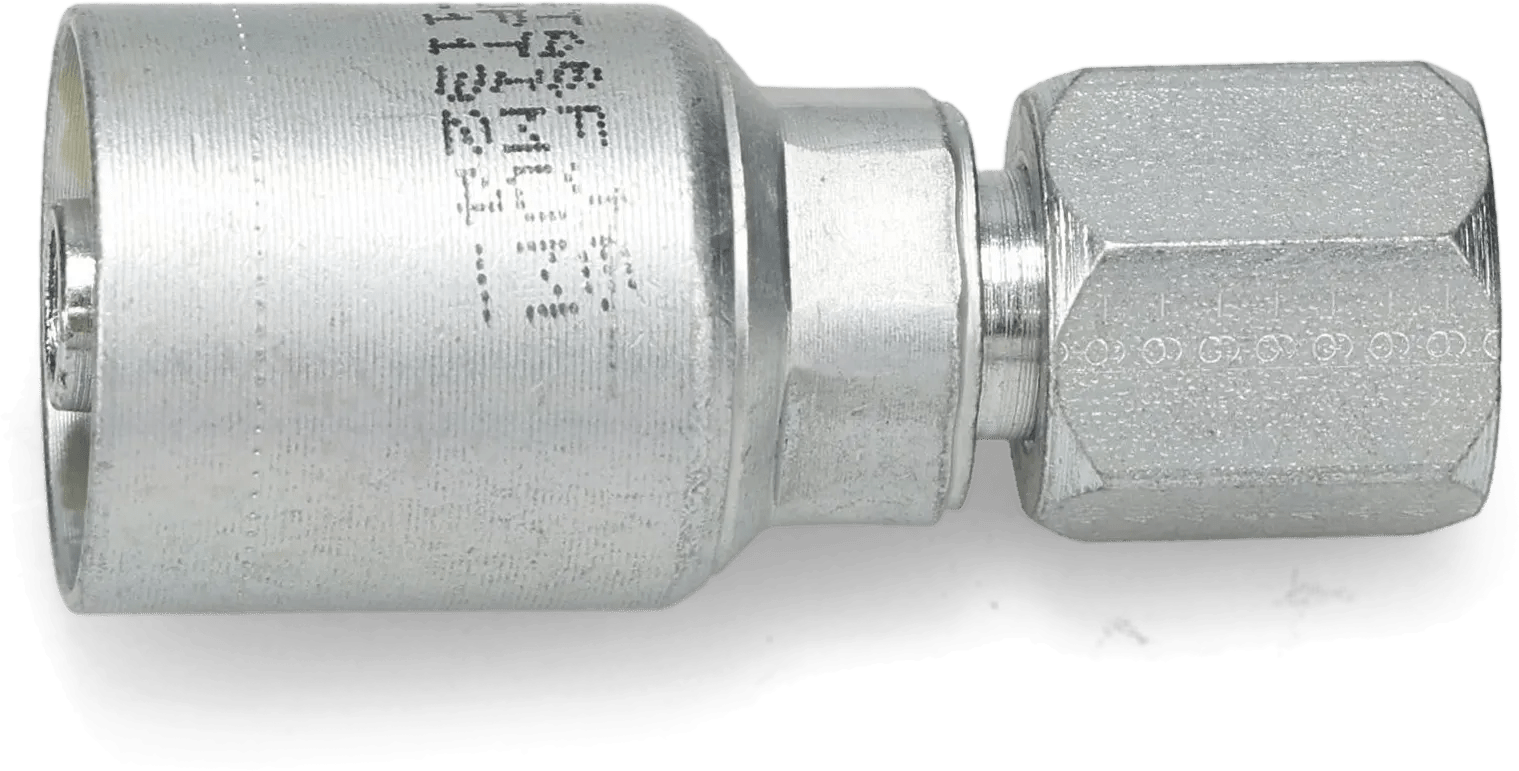 3/8" x 3/8" Female SAE JIC 37° Swivel Hose End - 4T Series