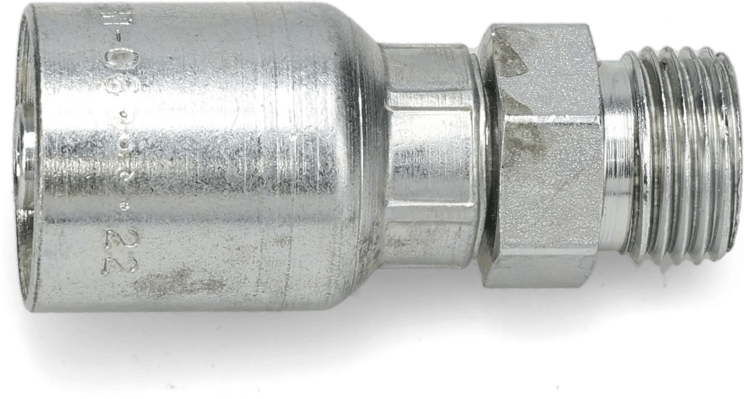 3/8" x 3/8" Male O-Ring Face-Seal Hose End - 4T Series