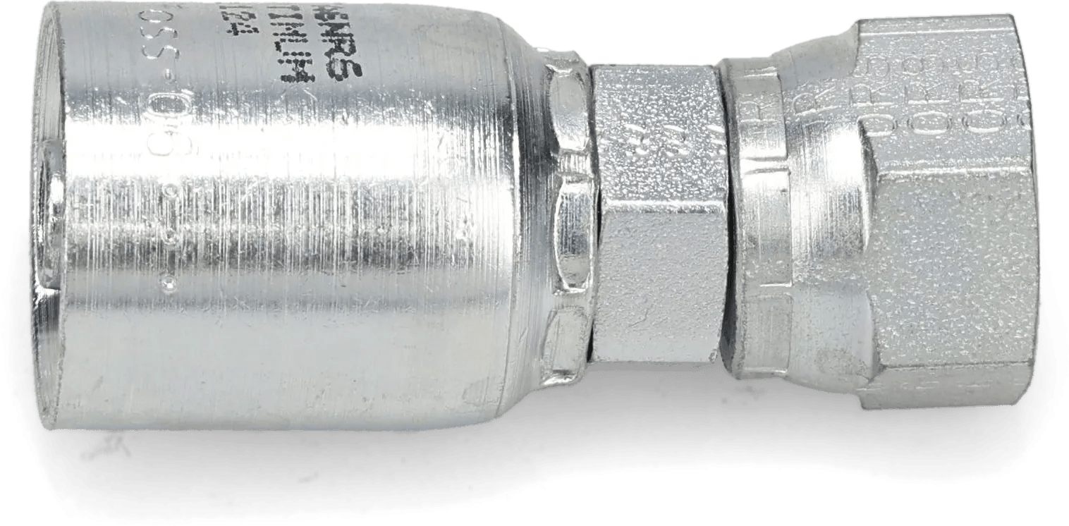 3/8" x 3/8" Female O-Ring Face-Seal Swivel Hose End - 4T Series