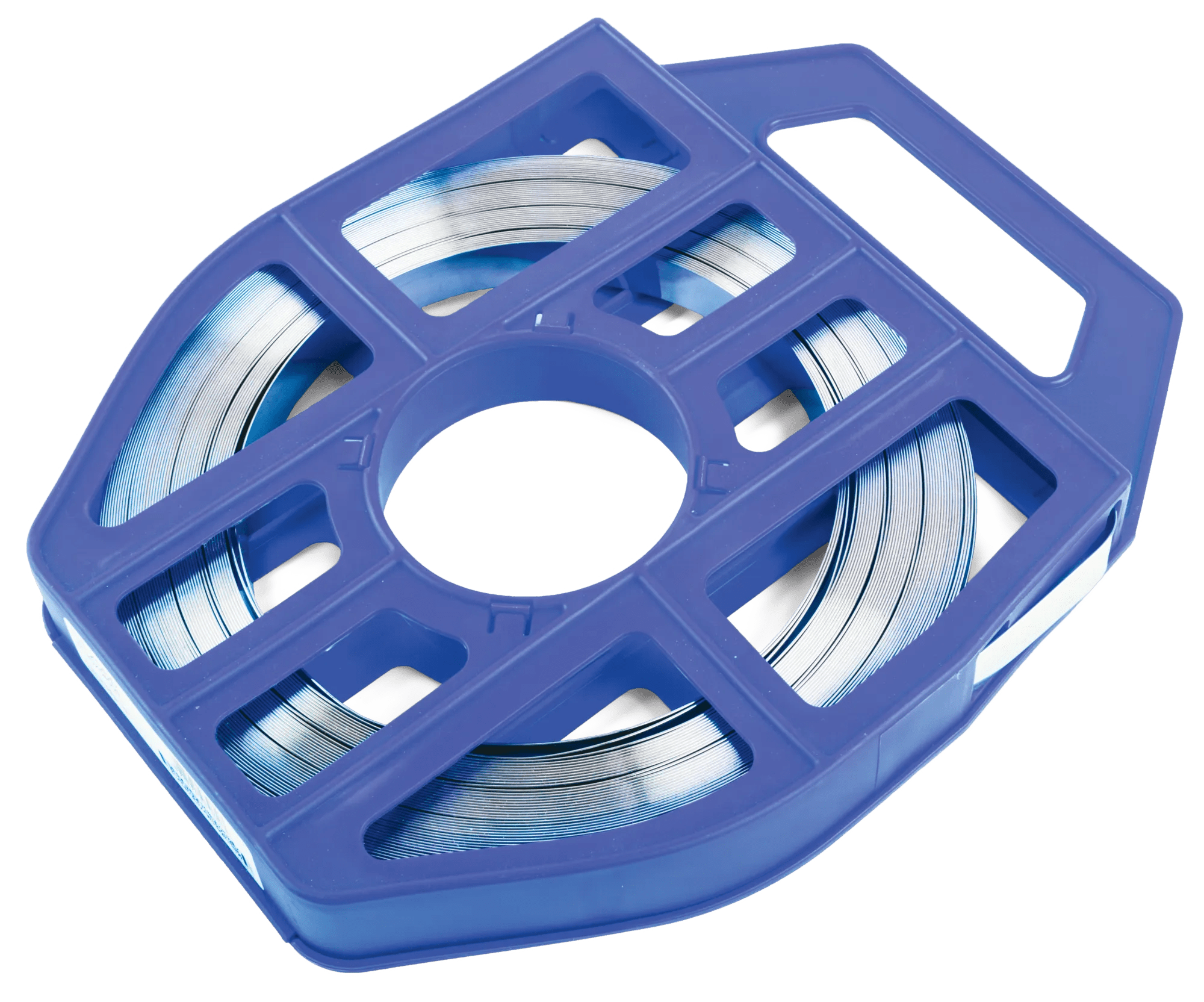 1/2" x 100' Blue Kim-Klamp Stainless Steel Banding - 100 Pack