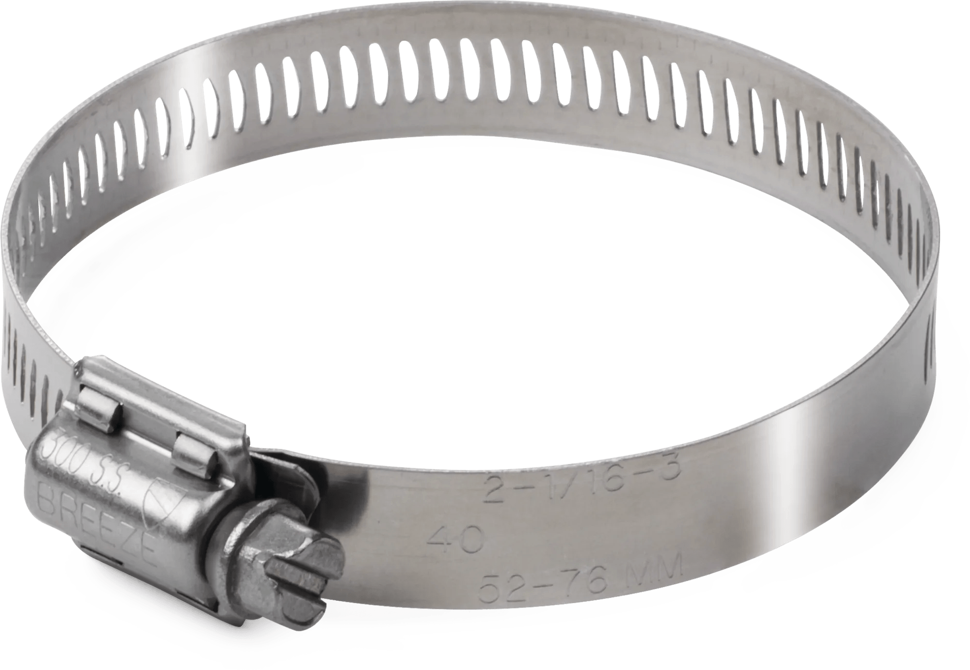 7/16" - 15/16" Heavy-Duty Stainless Steel Hose Clamp (#8)