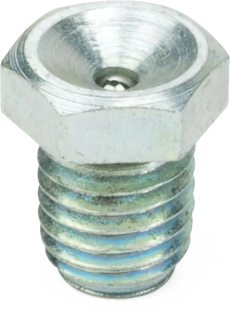 1/4"-28 Carbon Steel (SAE) Flush Style Grease Fitting - 25 Pack