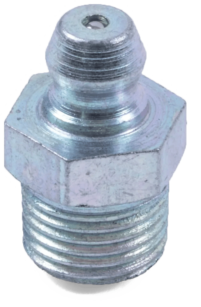 1/8" NPT x 3/4" Carbon Steel Straight Grease Fitting - 25 Pack
